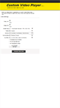 Mobile Screenshot of embed.customvideoplayer.net